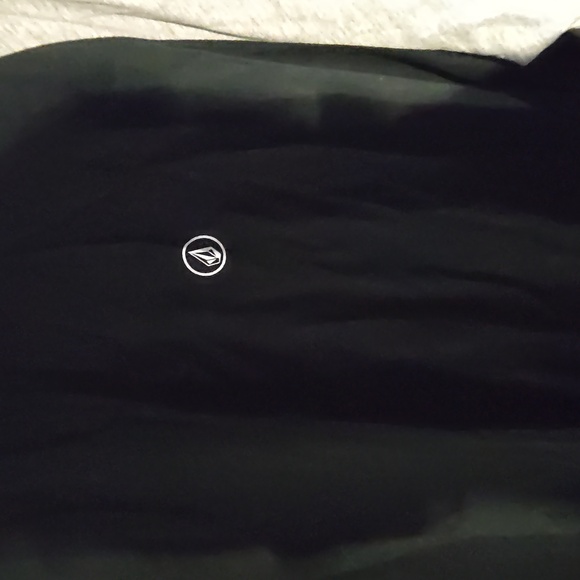 NWT Men's Volcom XL L/S Baseball T-Shirt. Black and Heather Grey - Picture 2 of 6